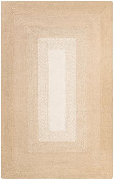  5' 1 x 8'  Hand Hand Braided Wool Rug