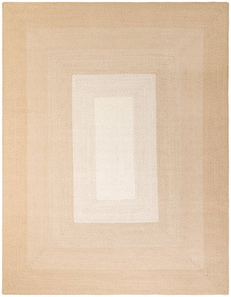 Detail image of  7' 10 x 10' Hand Braided Wool Rug