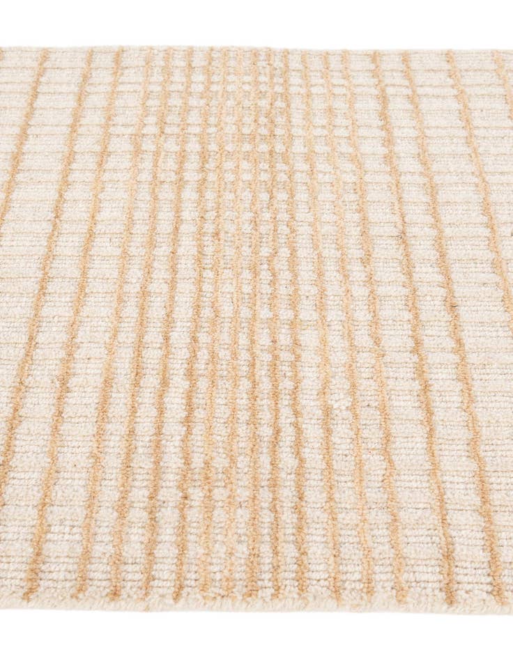 Detail image of  2' 1 x 3' 2  Hand Woven Hand Woven Chindi Cotton Wool Rug