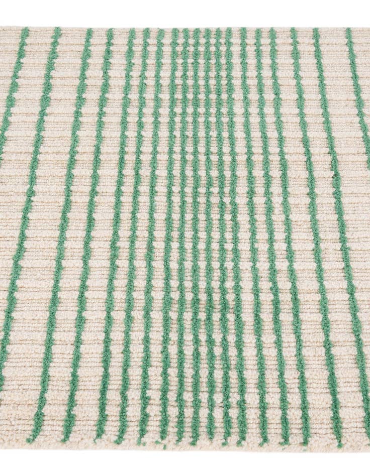 Detail image of  2' 2 x 3' 2  Hand Woven Hand Woven Chindi Cotton Wool Rug
