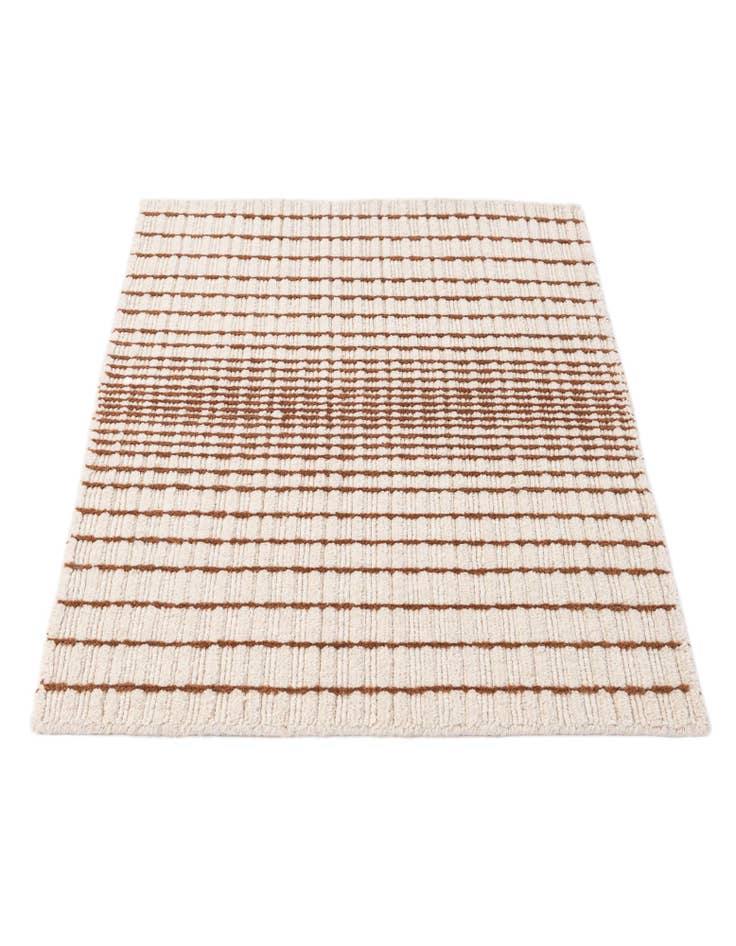 Detail image of  2' 2 x 3' 2  Hand Woven Hand Woven Chindi Cotton Wool Rug