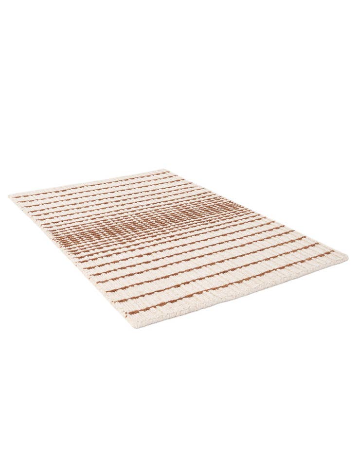 Detail image of  2' 2 x 3' 2  Hand Woven Hand Woven Chindi Cotton Wool Rug