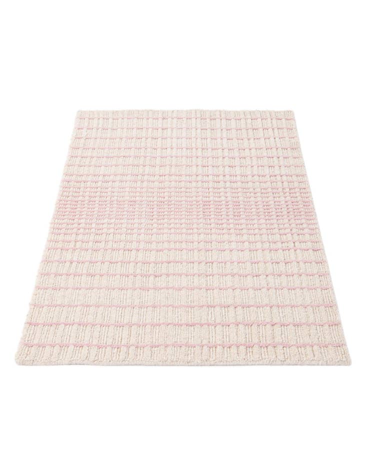 Detail image of  2' 1 x 3' 2  Hand Woven Hand Woven Chindi Cotton Wool Rug