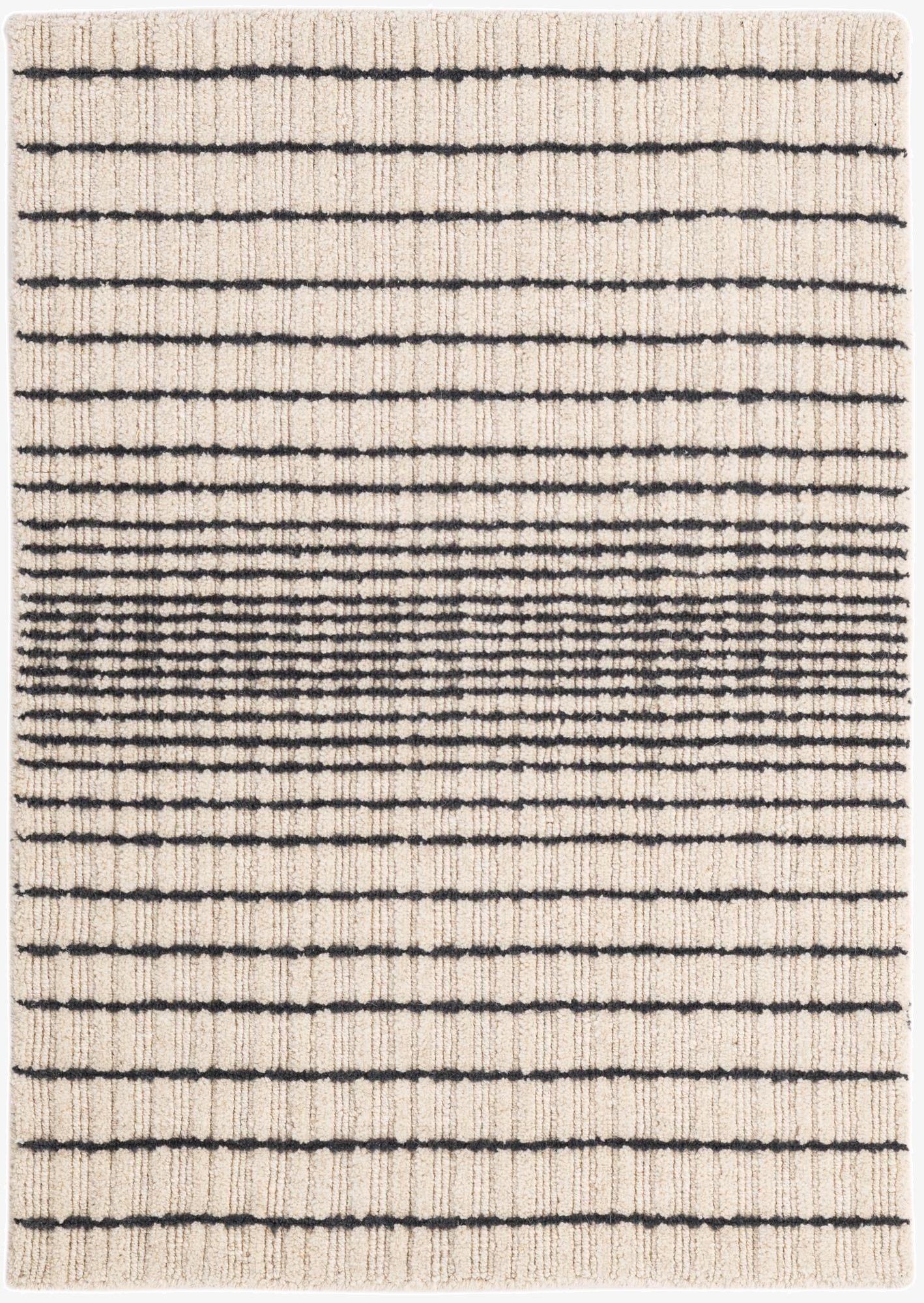  2' 1 x 2' 11  Hand Woven Hand Woven Chindi Cotton Wool Rug