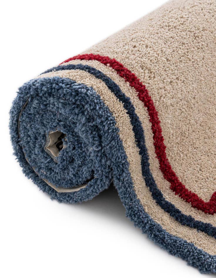 Detail image of  6' 1 x 9' Handtufted Wool Rug