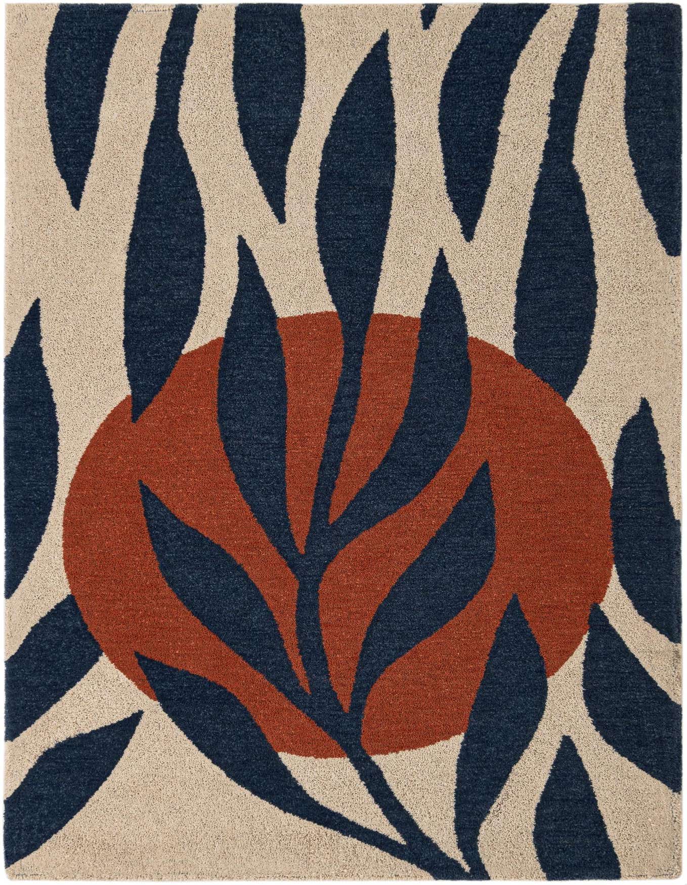Primary image  6' 1 x 9' Handtufted Wool Rug