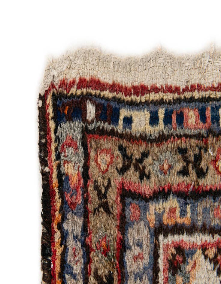 Detail image of  2' 4 x 3' 11  Hand Knotted Hossainabad Wool Rug