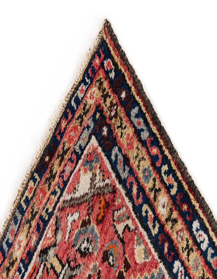 Detail image of  2' 4 x 3' 11  Hand Knotted Hossainabad Wool Rug