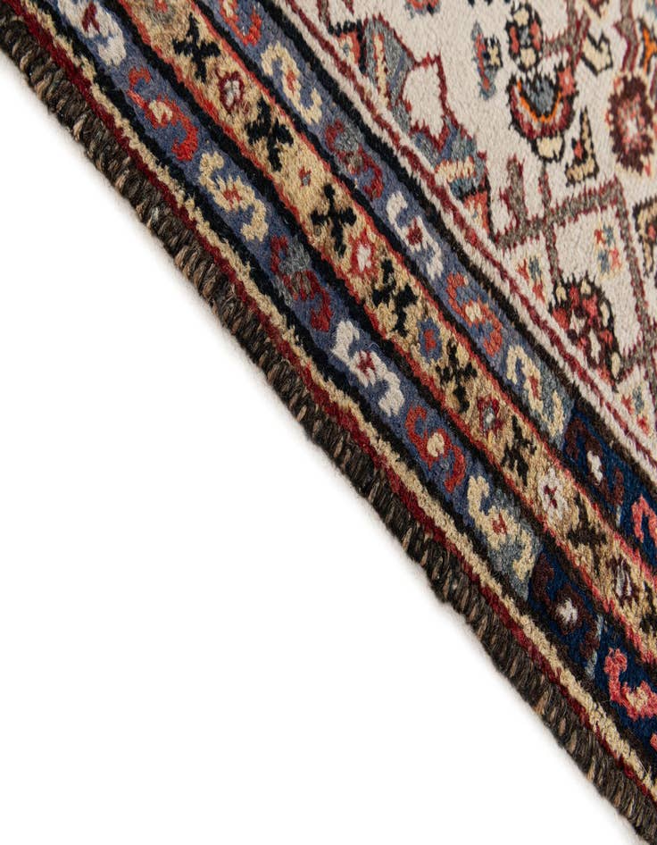 Detail image of  2' 4 x 3' 11  Hand Knotted Hossainabad Wool Rug