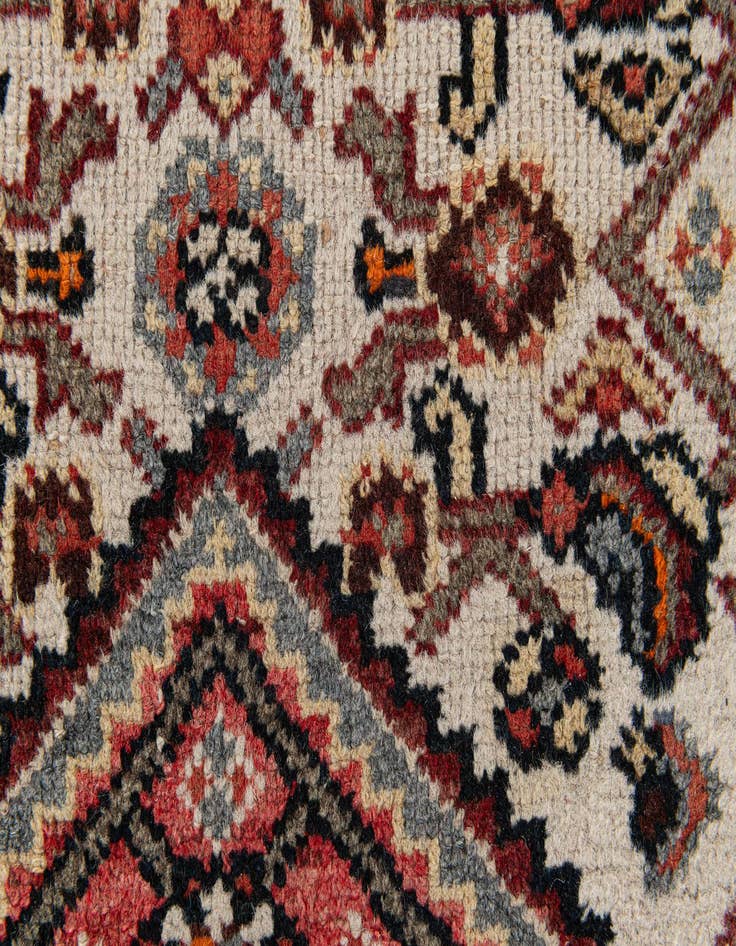 Detail image of  2' 4 x 3' 11  Hand Knotted Hossainabad Wool Rug
