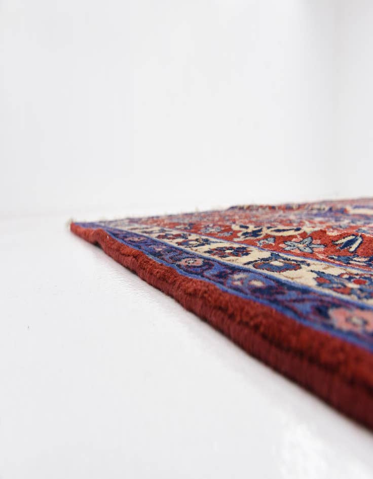 Detail image of  9' 6 x 13'  Hand Knotted Isfahan Persian Wool Rug