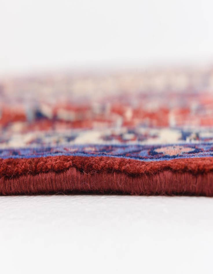 Detail image of  9' 6 x 13'  Hand Knotted Isfahan Persian Wool Rug