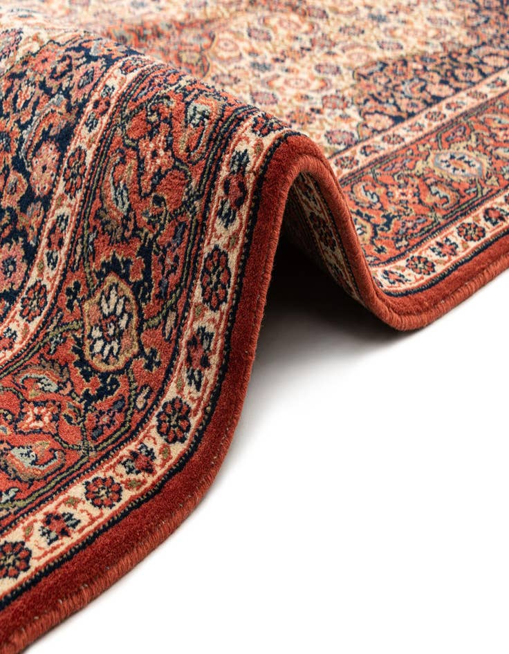 Detail image of  4' 5 x 6' 1  Hand Knotted Isfahan Wool Rug