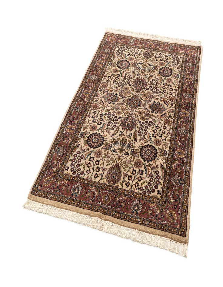 Detail image of  4' x 6' 8  Hand Knotted Isfahan Wool Rug