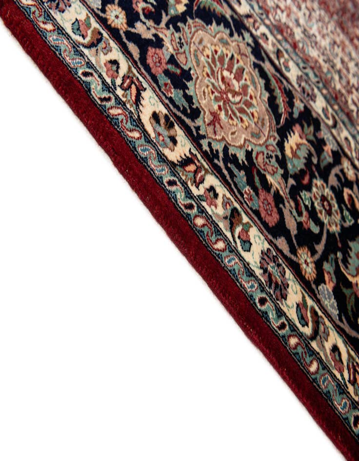 Detail image of  7' 1 x 10' 2  Hand Knotted Isfahan Oriental Wool Rug