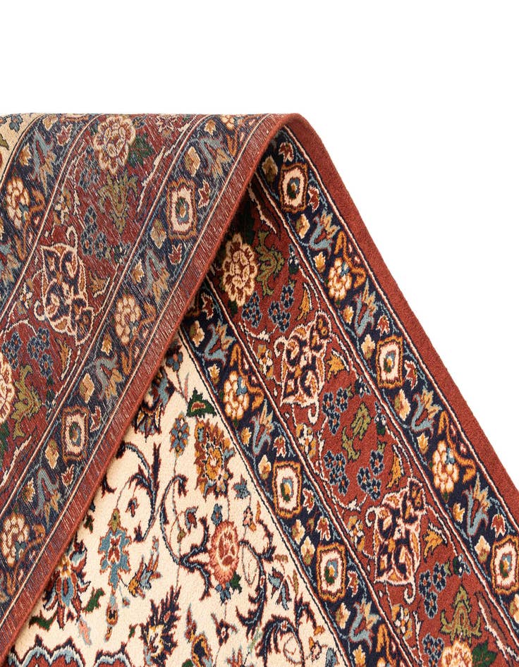 Detail image of  6' 8 x 9' 2  Hand Knotted Isfahan Oriental Wool Rug