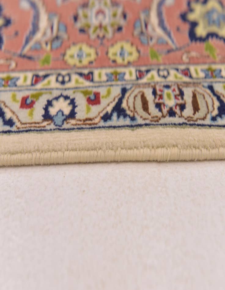 Detail image of  6' 5 x 9' 8  Hand Knotted Isfahan Persian Rug