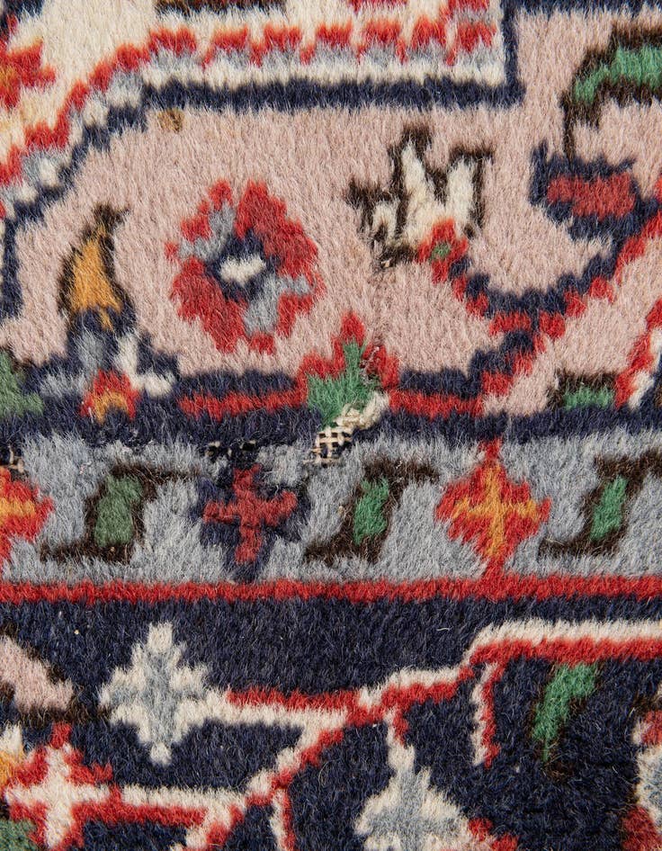 Detail image of  3' 1 x 5' 3  Hand Knotted Isfahan Wool Rug