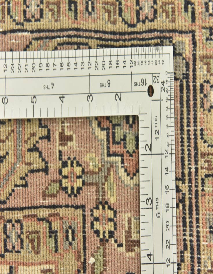Detail image of  3' 4 x 5' 4  Hand Knotted Jaipur Agra Wool Rug