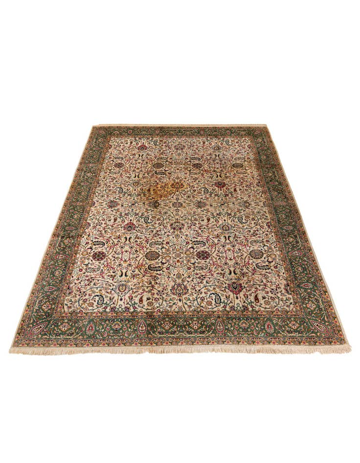 Detail image of 8' 9 x 12' 2 Hand Knotted Jaipur Agra Wool Rug