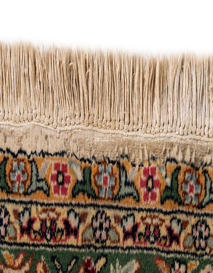 Detail image of 8' 9 x 12' 2 Hand Knotted Jaipur Agra Wool Rug