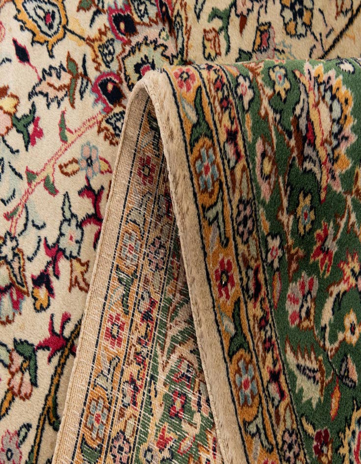 Detail image of 8' 9 x 12' 2 Hand Knotted Jaipur Agra Wool Rug