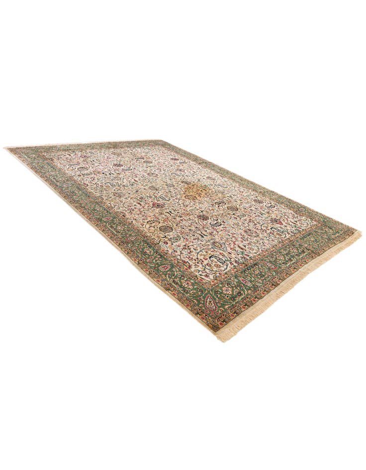 Detail image of 8' 9 x 12' 2 Hand Knotted Jaipur Agra Wool Rug