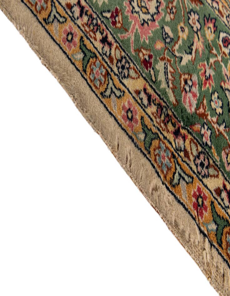 Detail image of 8' 9 x 12' 2 Hand Knotted Jaipur Agra Wool Rug