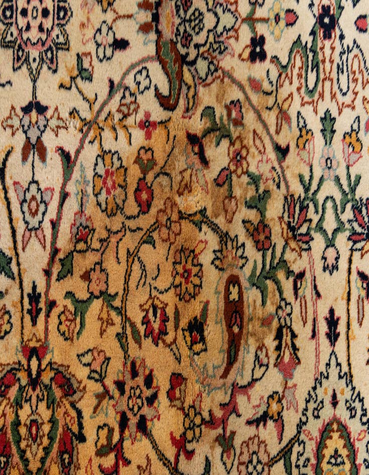 Detail image of 8' 9 x 12' 2 Hand Knotted Jaipur Agra Wool Rug