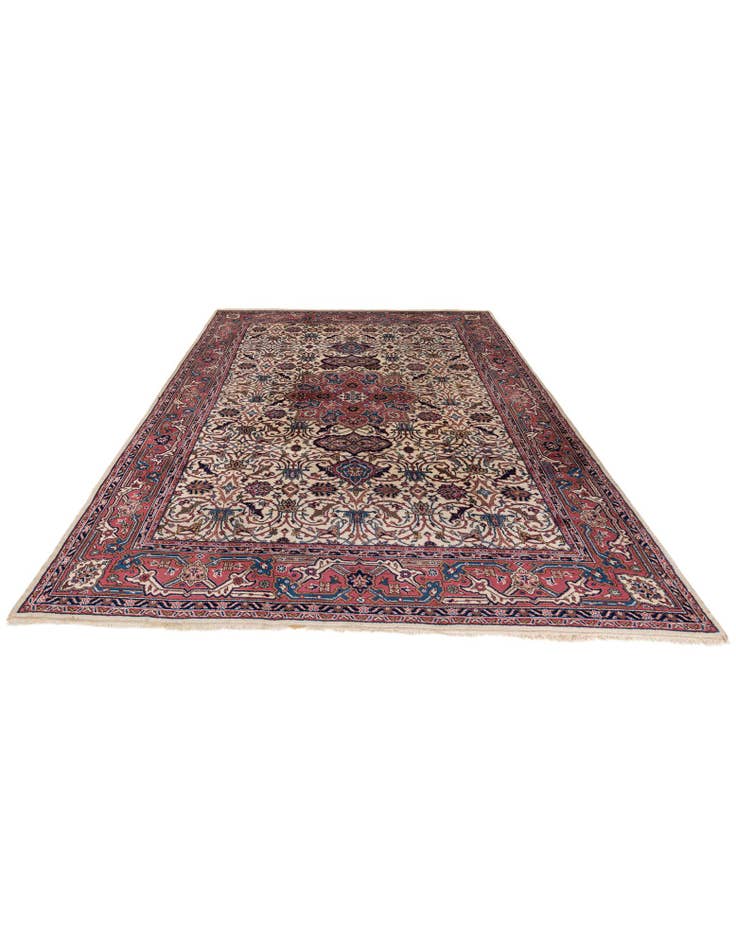 Detail image of  7' 1 x 11' 7  Hand Knotted Jaipur Agra Wool Rug