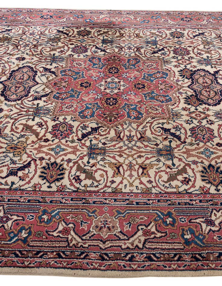 Detail image of  7' 1 x 11' 7  Hand Knotted Jaipur Agra Wool Rug