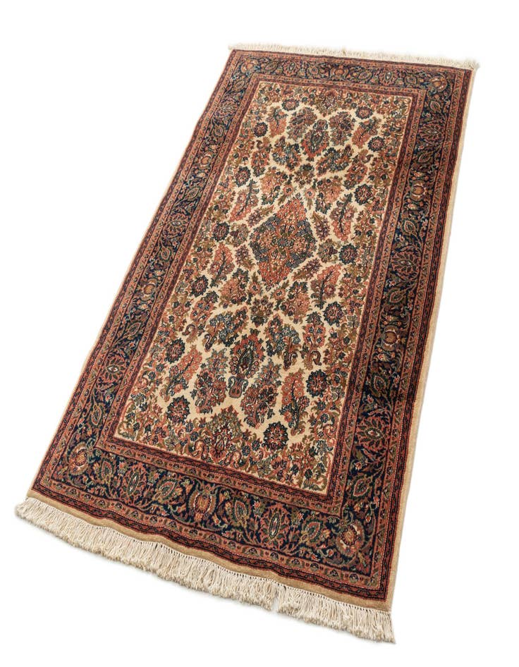 Detail image of  4' 1 x 6' 3  Hand Knotted Jaipur Wool Rug