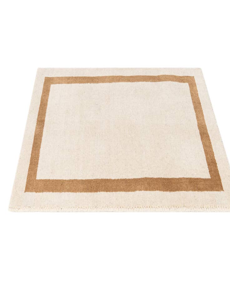 Detail image of  2' 2 x 3' Jill Zarin Natural Wool Rug
