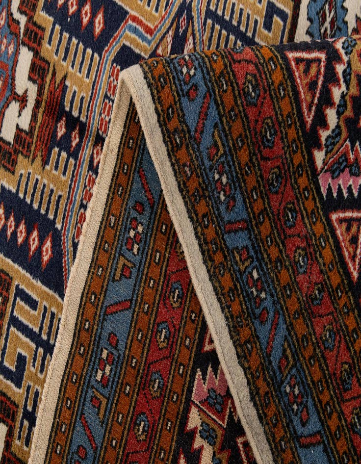 Detail image of  5' 2 x 7' 4  Hand Knotted Kars Wool Rug