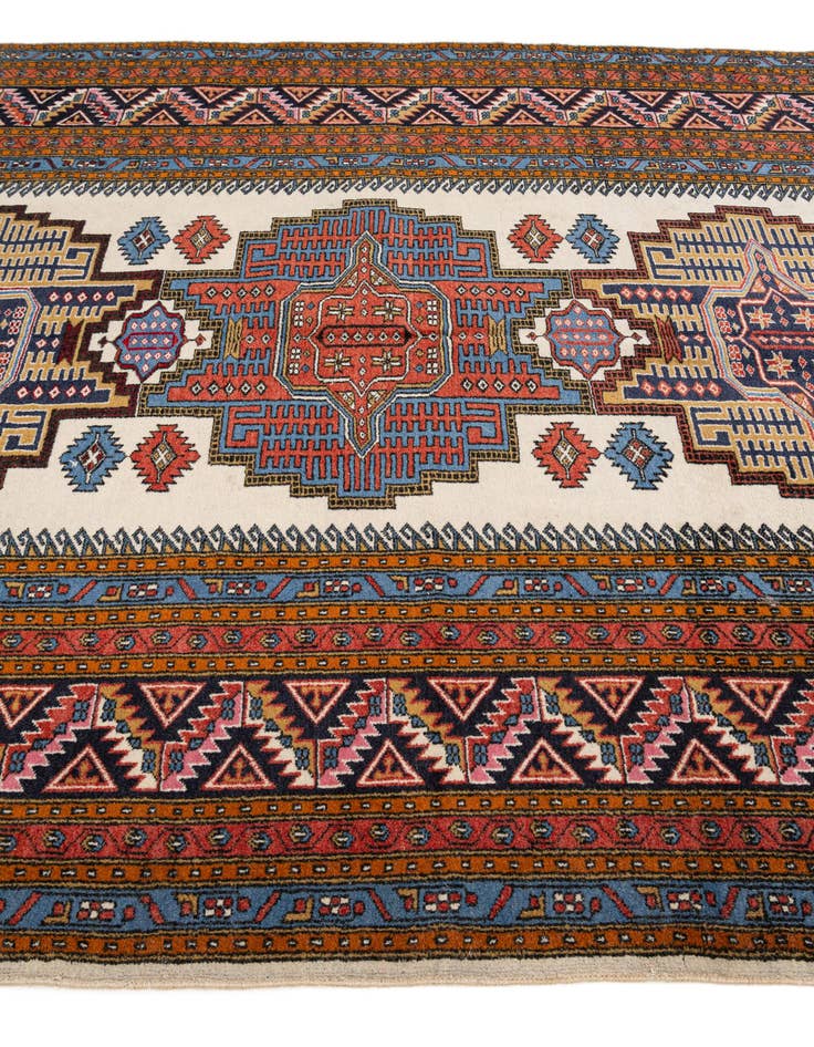 Detail image of  5' 2 x 7' 4  Hand Knotted Kars Wool Rug