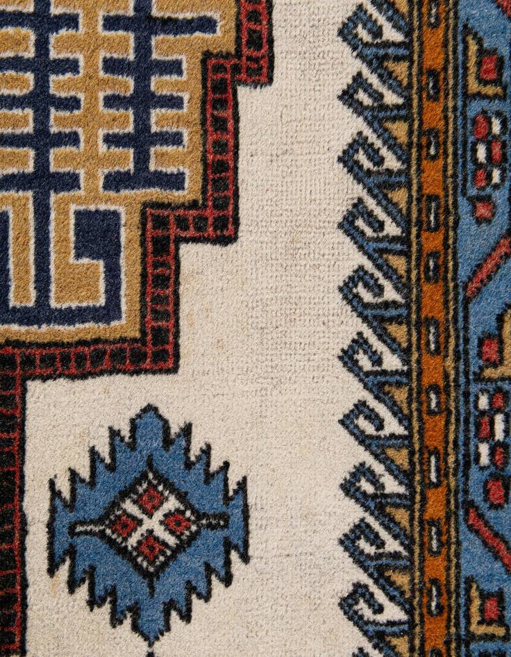 Detail image of  5' 2 x 7' 4  Hand Knotted Kars Wool Rug