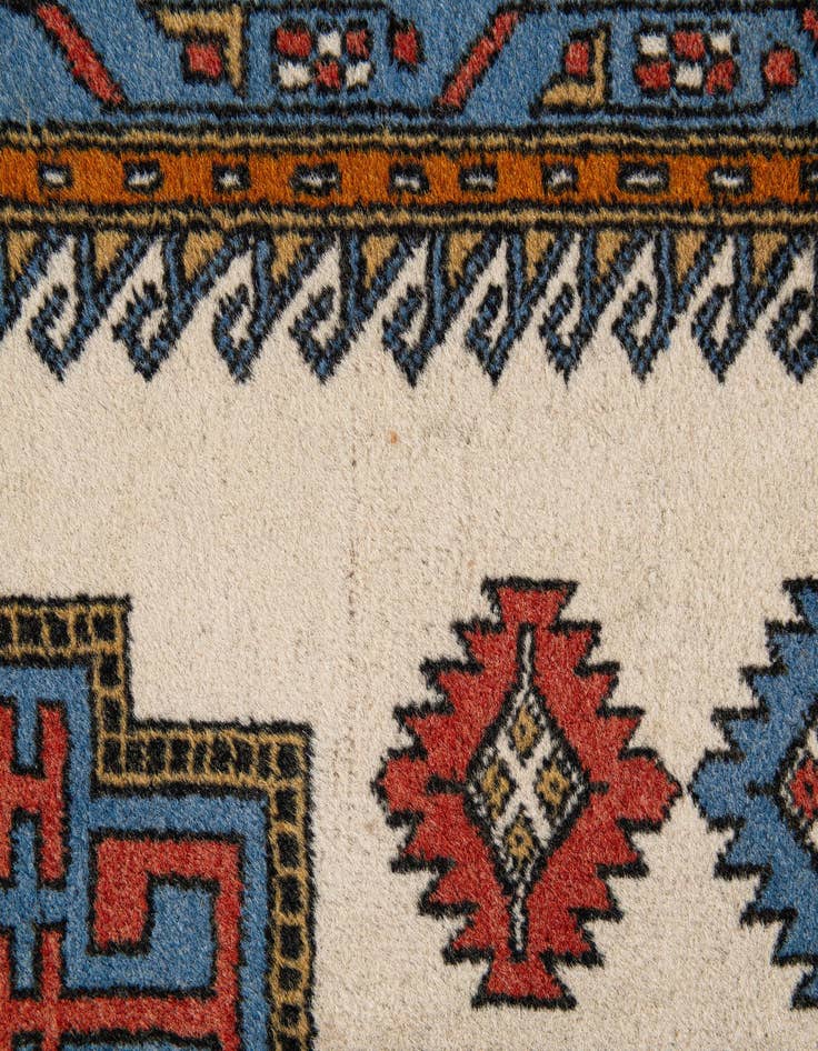 Detail image of  5' 2 x 7' 4  Hand Knotted Kars Wool Rug