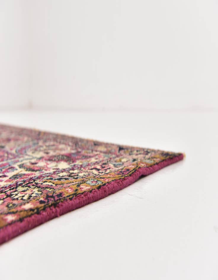 Detail image of  8' 9 x 11' 8  Hand Knotted Kashan Persian Wool Rug