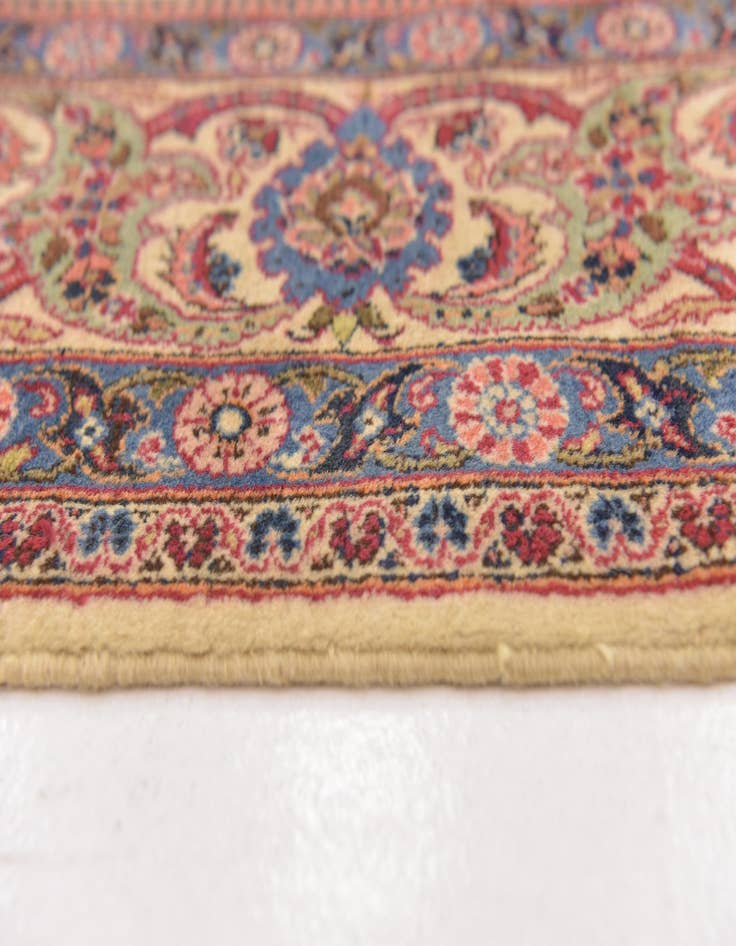 Detail image of  7' 3 x 10' 5  Hand Knotted Kashan Persian Wool Rug