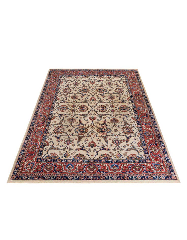 Detail image of  8' 8 x 11' 10  Hand Knotted Kashan Persian Wool Rug