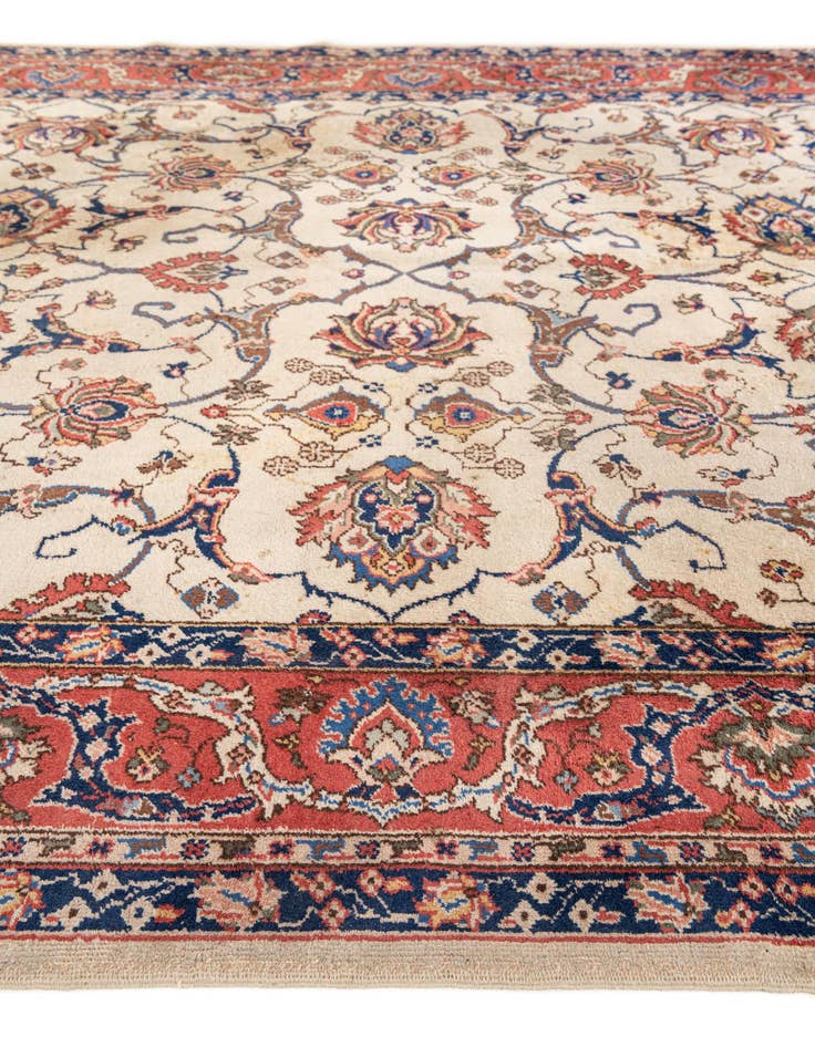 Detail image of  8' 8 x 11' 10  Hand Knotted Kashan Persian Wool Rug