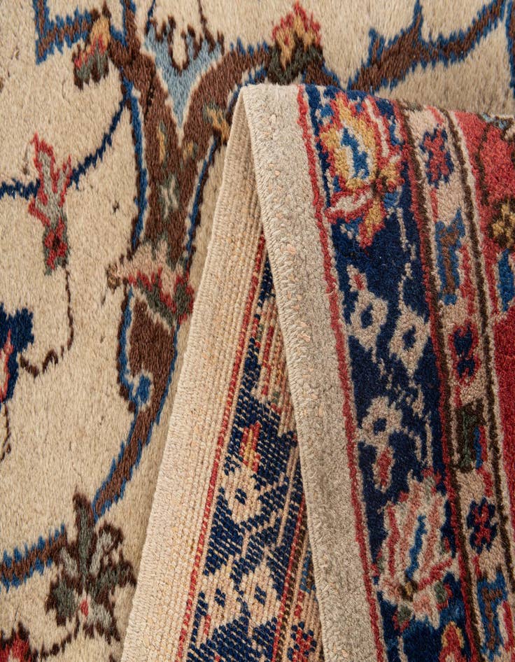 Detail image of  8' 8 x 11' 10  Hand Knotted Kashan Persian Wool Rug