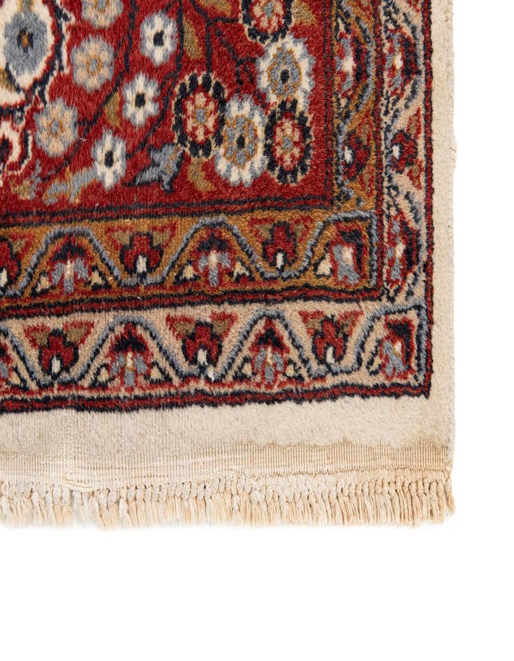 Detail image of  6' 10 x 10' 8  Hand Knotted Kashan Wool Rug