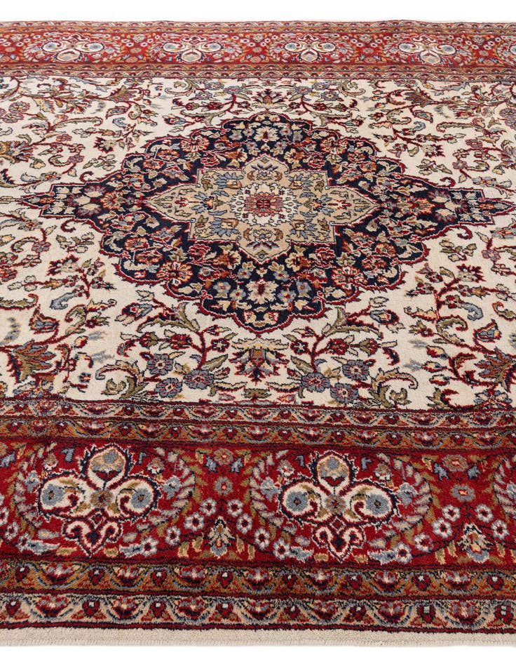 Detail image of  6' 10 x 10' 8  Hand Knotted Kashan Wool Rug