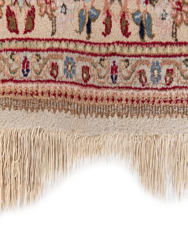 Detail image of  6' 4 x 9' 5  Hand Knotted Kashan Oriental Wool Rug