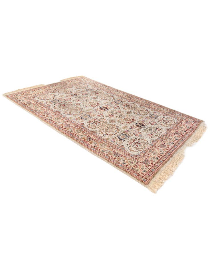 Detail image of  6' 4 x 9' 5  Hand Knotted Kashan Oriental Wool Rug