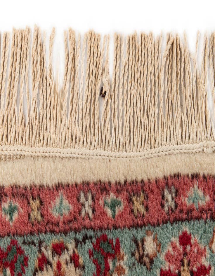 Detail image of  3' 3 x 4' 10  Hand Knotted Kashan Oriental Wool Rug