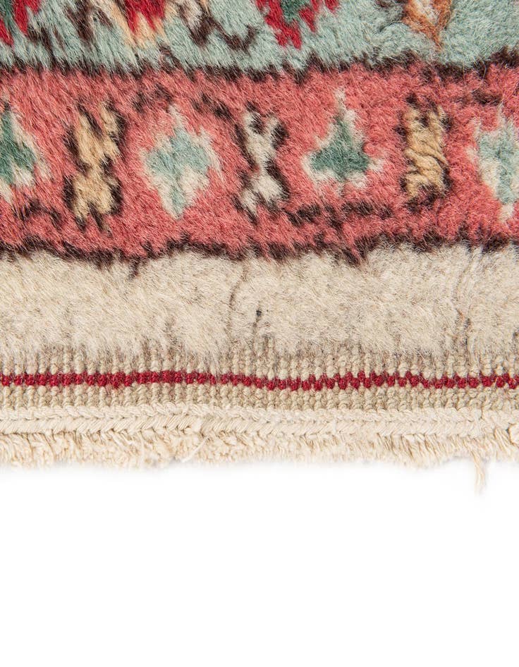 Detail image of  3' 3 x 4' 10  Hand Knotted Kashan Oriental Wool Rug