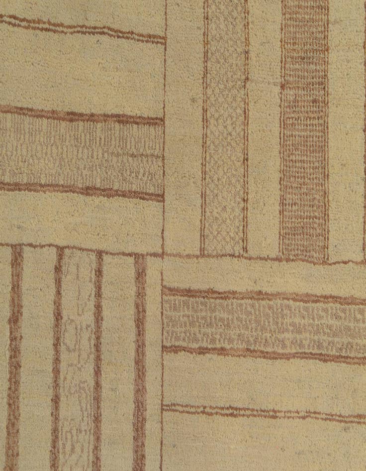 Detail image of  8' 3 x 10' 9  Hand Knotted Kashkuli Gabbeh Wool Rug