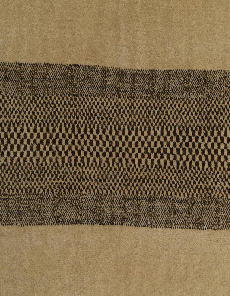 Detail image of  5' 7 x 8'  Hand Knotted Kashkuli Gabbeh Wool Rug